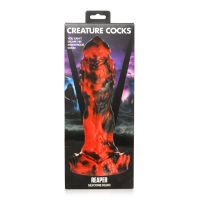 XR Brands Grim Reaper - Dildo de silicona - Rojo/Negro, imagen 3