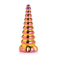 XR Brands Twilight - Dildo de cristal arcoíris