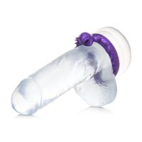 XR Brands Slitherine - Cockring de silicona - Morado, imagen 5