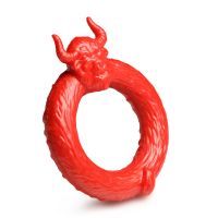 XR Brands Beast Mode - Cockring de silicona - Rojo, imagen 4