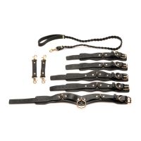 XR Brands Lover's Restraints Set - Negro, imagen 5