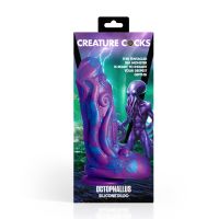 XR Brands Octophallus - Dildo de silicona - Morado/Azul, imagen 5