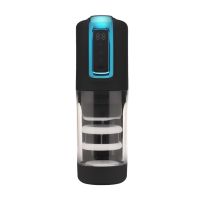 XR Brands Roto-Stroke - Masturbador con empuje y rotación - Negro