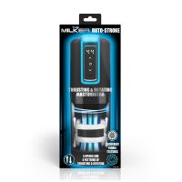 XR Brands Roto-Stroke - Masturbador con empuje y rotación - Negro, imagen 6