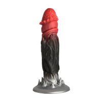 XR Brands Count Cockula - Dildo de silicona - Rojo/Negro
