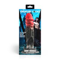 XR Brands Count Cockula - Dildo de silicona - Rojo/Negro, imagen 5