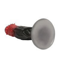 XR Brands Count Cockula - Dildo de silicona - Rojo/Negro, imagen 3