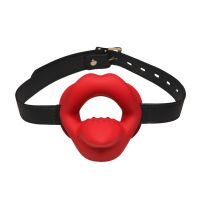 XR Brands Sissy - Mordaza vibradora - Rojo