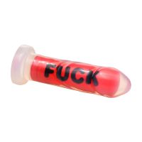 XR Brands FUCK - Dildo de silicona - Rojo, imagen 2