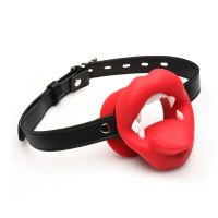 XR Brands Vampire - Mordaza vibradora - Rojo