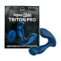 EXS AquaPulse - Triton Pro - Masajeador de próstata con mando a distancia - Azul, imagen 2