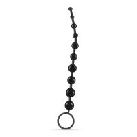 Crushious Basic Bolas anales - Cadena de 10 bolas - Negro