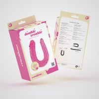 Crushious Double Trouble - Dildo doble - 27 cm - Rosa, imagen 3