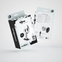 Crushious Bijou - Plug anal con joya - Large - Negro, imagen 6