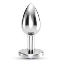 Crushious Bijou - Plug anal con joya - Small - Azul, imagen 3