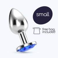 Crushious Bijou - Plug anal con joya - Small - Azul, imagen 5