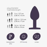 Crushious Bijou Anal Train Trio - Transparente, Plata, imagen 4