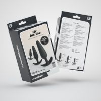 Crushious Kit de Entrenamiento Anal Tic Tac Toe - Negro, imagen 2