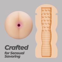 Crushious Fappucino Hot Buns - Vaso masturbador anal - Morado, imagen 6