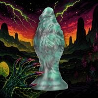 Fiction Cocks Space Born - Plug anal huevo - Verde/Negro, imagen 3