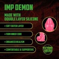 Fiction Cocks Imp Demon - Dildo de silicona - Rojo, imagen 7