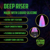 Fiction Cocks Deep Riser - Dildo de silicona - Morado, imagen 7