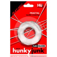 Hunkyjunk Fractal - Cockring táctil - Clear Ice, imagen 2