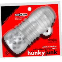 Hunkyjunk Jackt - Masturbador con nervaduras - Clear Ice, imagen 2