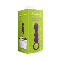 Loveline Vibrador Anal Forma Gota - Púrpura Transparente, imagen 2