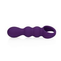 Loveline Vibrador Anal Forma Gota - Púrpura Transparente, imagen 7