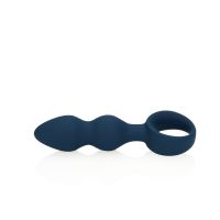 Loveline Plug anal en forma de lágrima - Mediano - Azul báltico, imagen 4