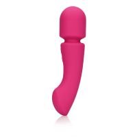 Loveline Varita vibradora de doble cabezal en silicona ultrasuave - Prestone Pink, imagen 3