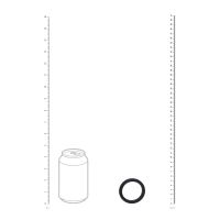 Levelz Wide O Cockring de silicona - L - 42mm - Negro, imagen 5