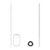 Levelz Ergo Cockring de silicona líquida - Negro, imagen 6