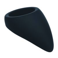 Levelz Teardrop - Cockring de silicona - Negro, imagen 2