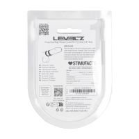 Levelz 2 Loop Cockring doble de silicona - Negro, imagen 4