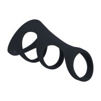 Levelz 3 Loop - Cockring de silicona - Negro, imagen 2