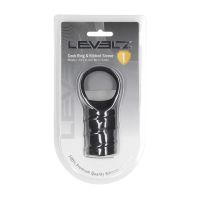 Levelz Cockring de silicona con funda estriada - Negro, imagen 2