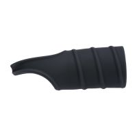 Levelz Cockring de silicona con funda estriada - Negro, imagen 4