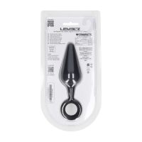 Levelz Plug anal de silicona con anilla - L - Negro, imagen 5