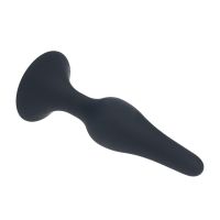 Levelz Slim - Plug anal de silicona - S - Negro, imagen 2