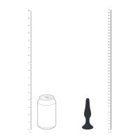 Levelz Slim - Plug anal de silicona - S - Negro, imagen 6