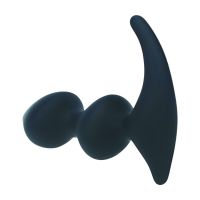 Levelz Full Double Ripple Masajeador de próstata de silicona - Negro, imagen 3