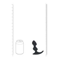 Levelz Full Double Ripple Masajeador de próstata de silicona - Negro, imagen 7