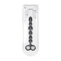 Levelz Sonda anal de silicona con bolas y doble anilla - Negro, imagen 3