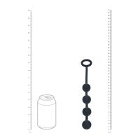 Levelz Round Bolas anales de silicona - S - 20mm - Negro, imagen 5