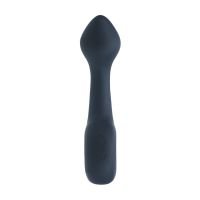 Levelz Masajeador de próstata vibrador de silicona con bulbo y anilla - Negro, imagen 2