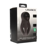 Levelz Estimulador de glande vibrador digital de silicona con tentáculos - Negro, imagen 6