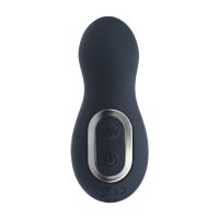 Levelz Masajeador de próstata de silicona con vibración y embestida - Negro, imagen 3