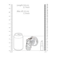 ManCage Model 25 - Jaula de castidad - 9 cm - Transparente, imagen 6